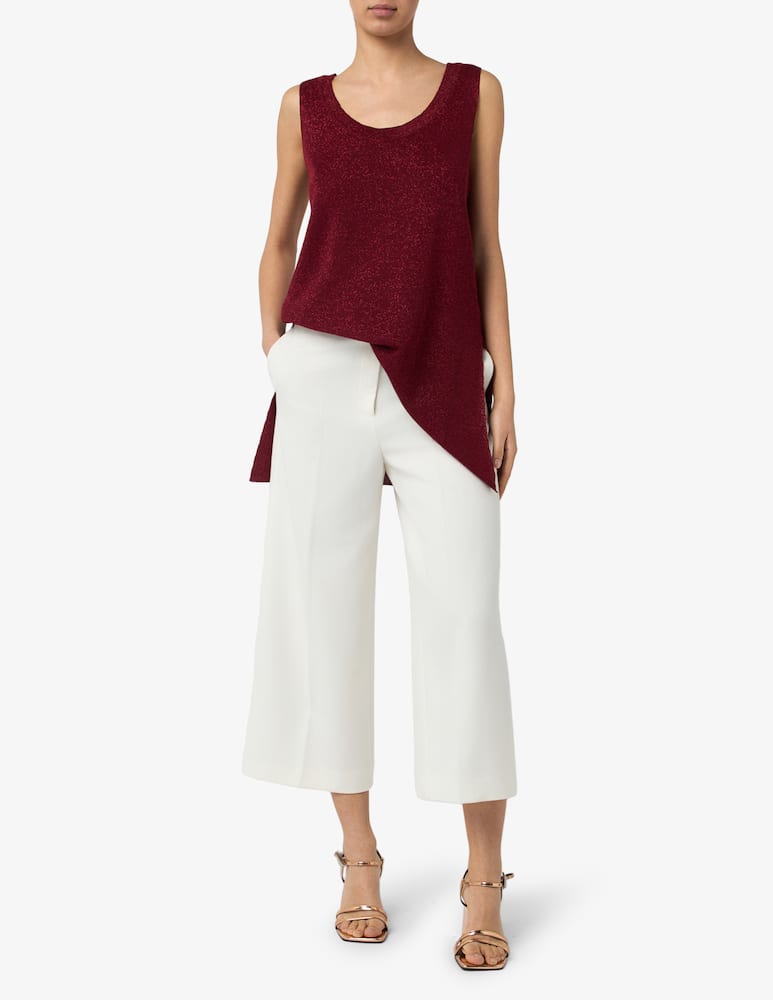 rinascente The Loom Lurex knit sleeveless top