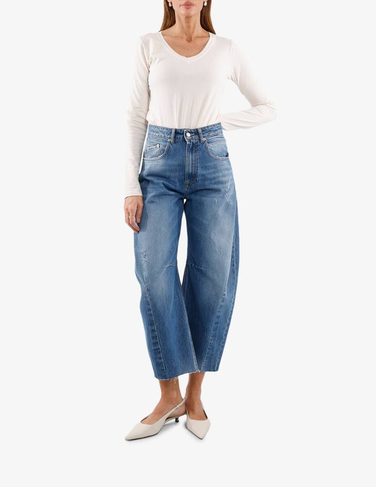 rinascente HAVEONE Barbara denim barrel trousers