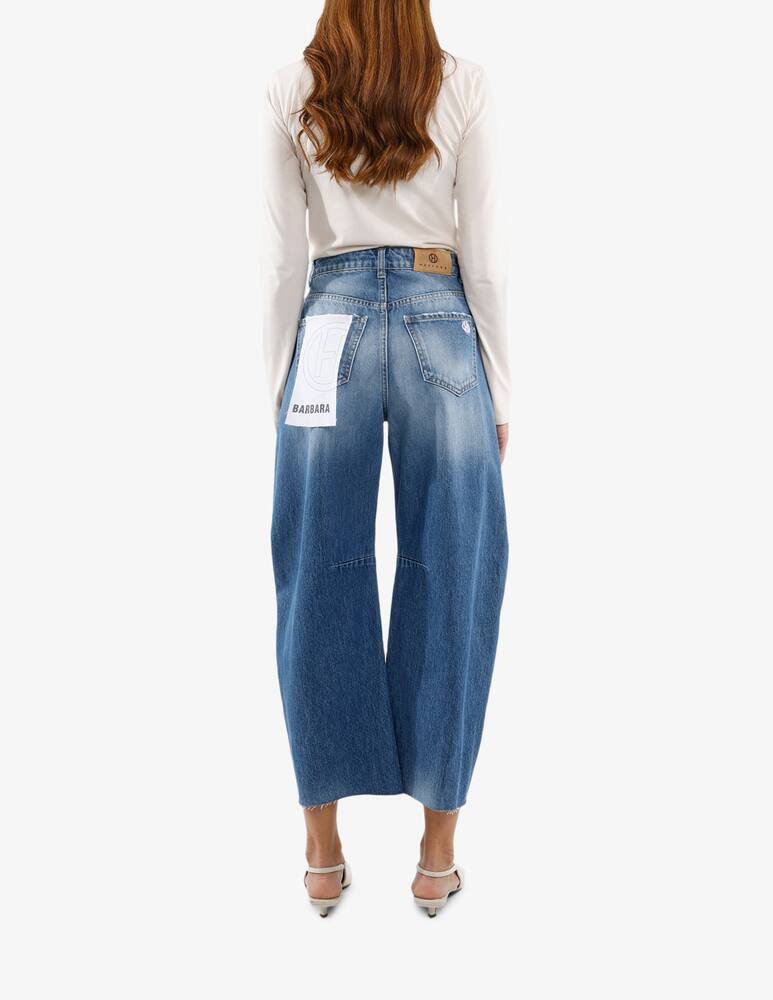rinascente HAVEONE Barbara denim barrel trousers