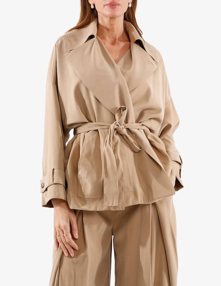 rinascente HAVEONE Trench corto con cintura