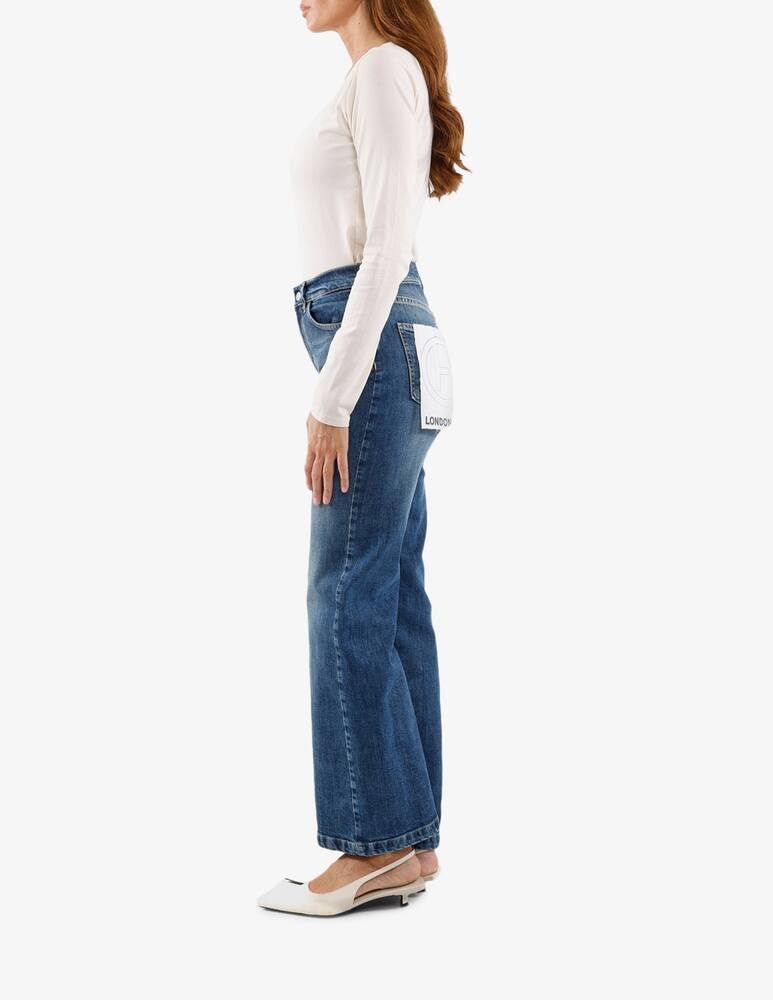 rinascente HAVEONE London denim palazzo trousers
