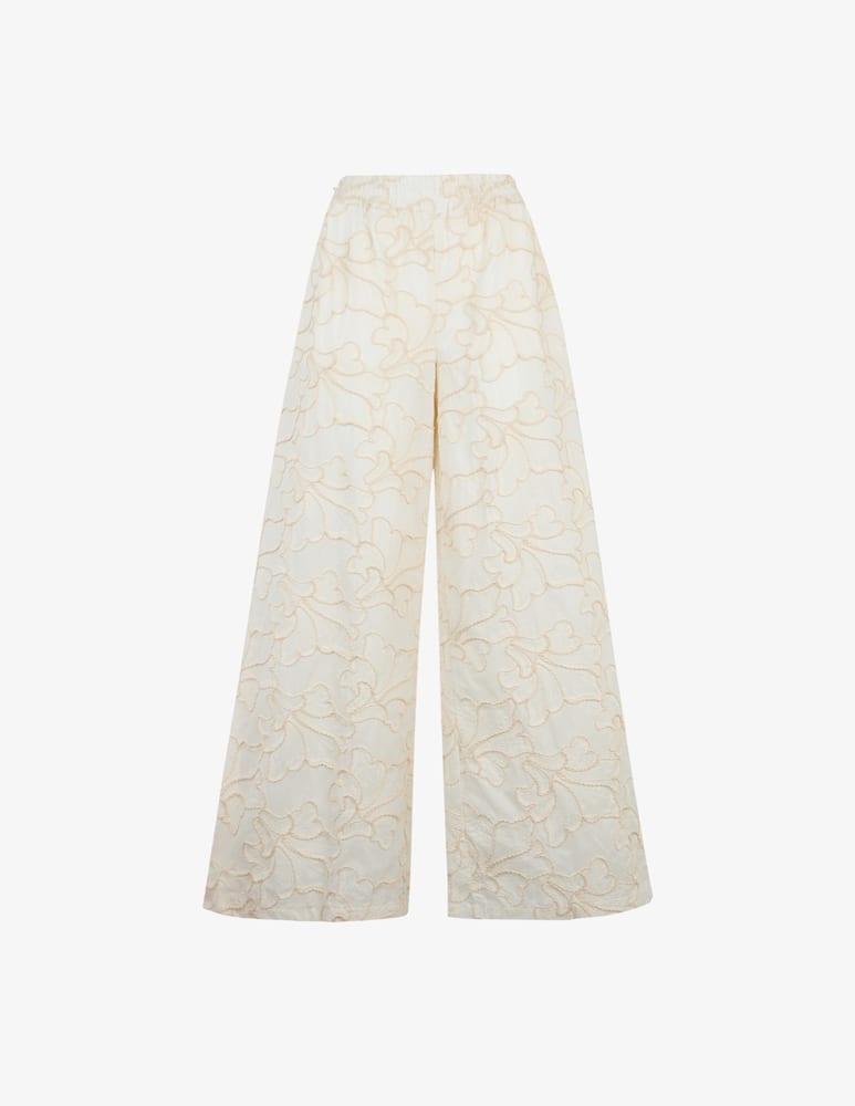 HAVEONE Pantaloni ricamati con elastico - immagine 1 HAVEONE Pantaloni ricamati con elastico - immagine 1