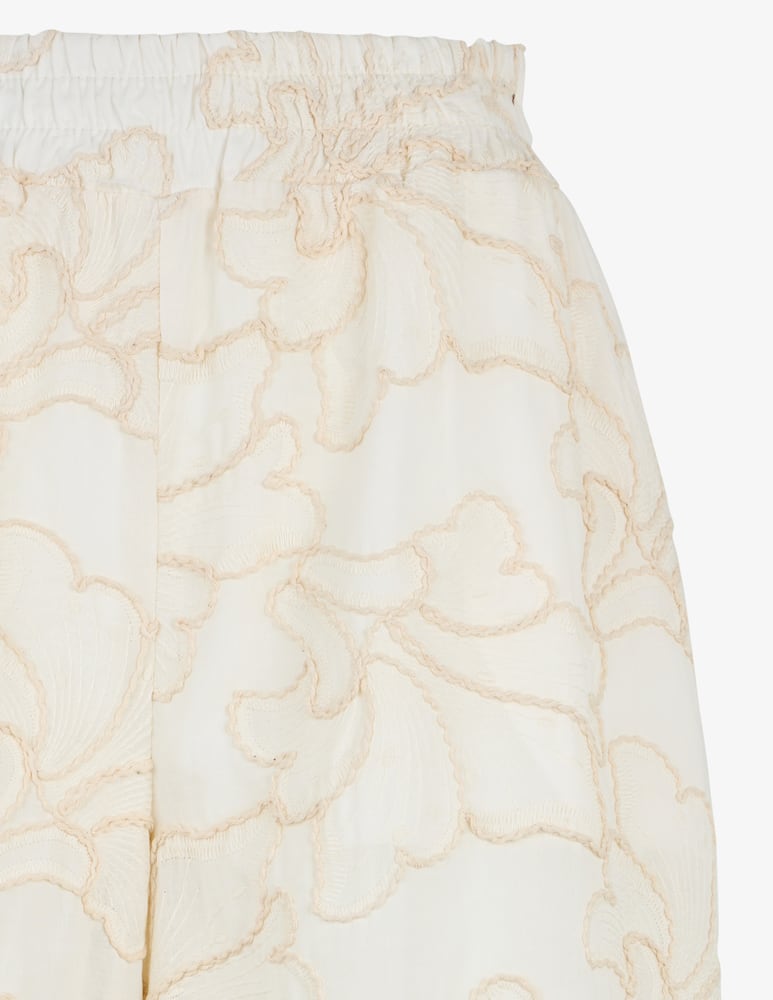 rinascente HAVEONE Embroidered wide leg trousers