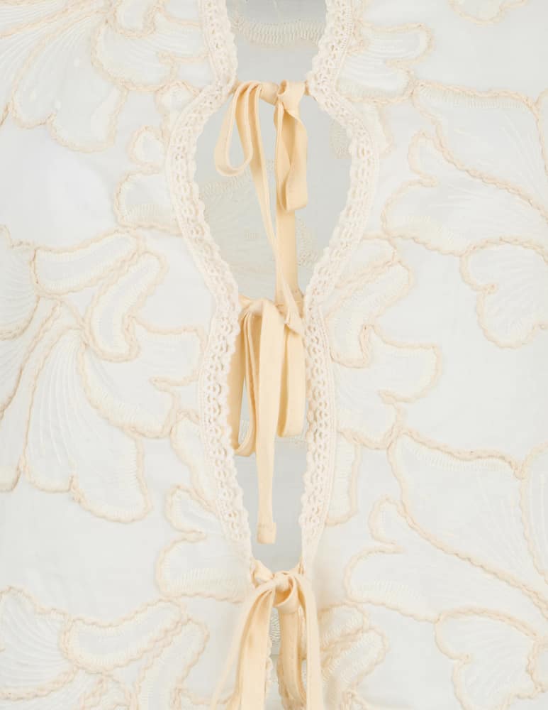rinascente HAVEONE Embroidered knit gilet