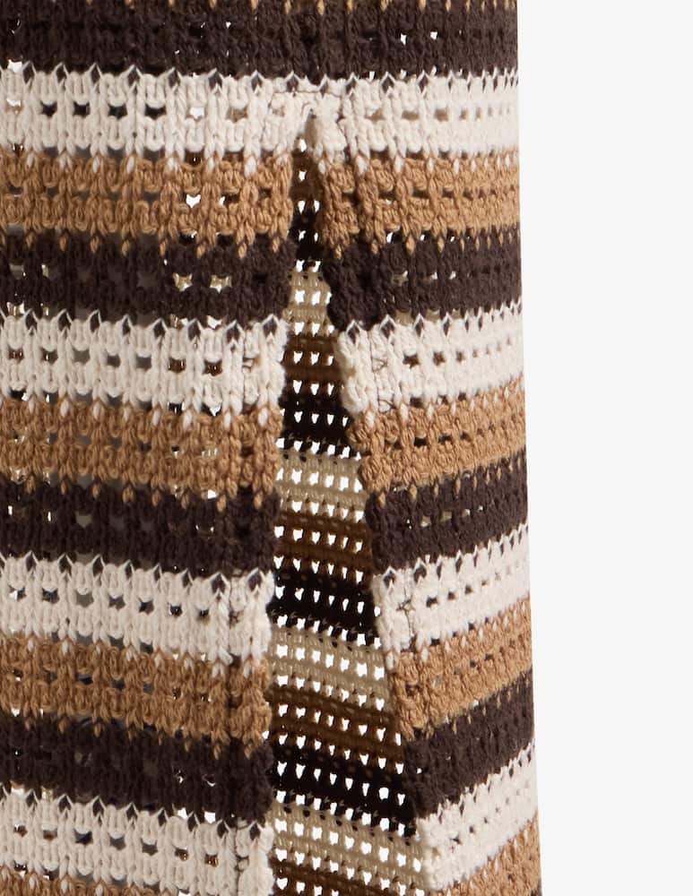 rinascente HAVEONE Crochet striped skirt