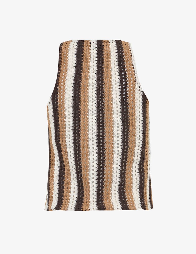 rinascente HAVEONE Crochet striped top