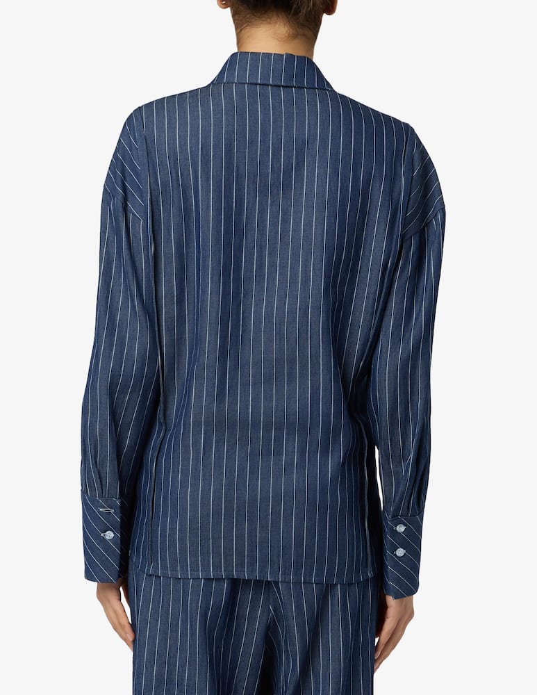 rinascente HAVEONE Camicia gessata lunga manica lunga