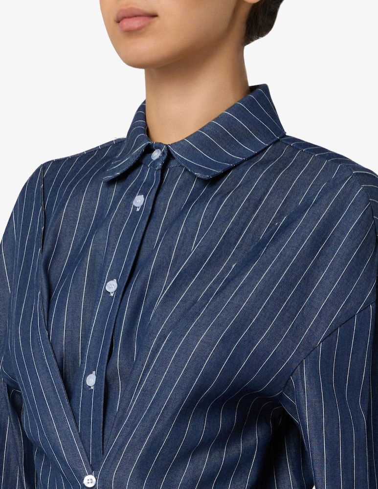 rinascente HAVEONE Camicia gessata lunga manica lunga