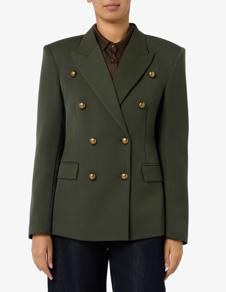 HAVEONE Structured-shoulder blazer - picture 1 HAVEONE Structured-shoulder blazer - picture 1