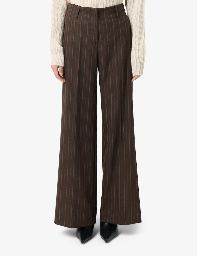 HAVEONE Wide-leg pinstripe trousers - picture 1 HAVEONE Wide-leg pinstripe trousers - picture 1