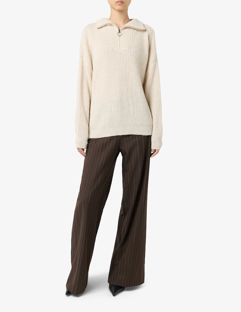 HAVEONE Wide-leg pinstripe trousers - picture 2 HAVEONE Wide-leg pinstripe trousers - picture 2