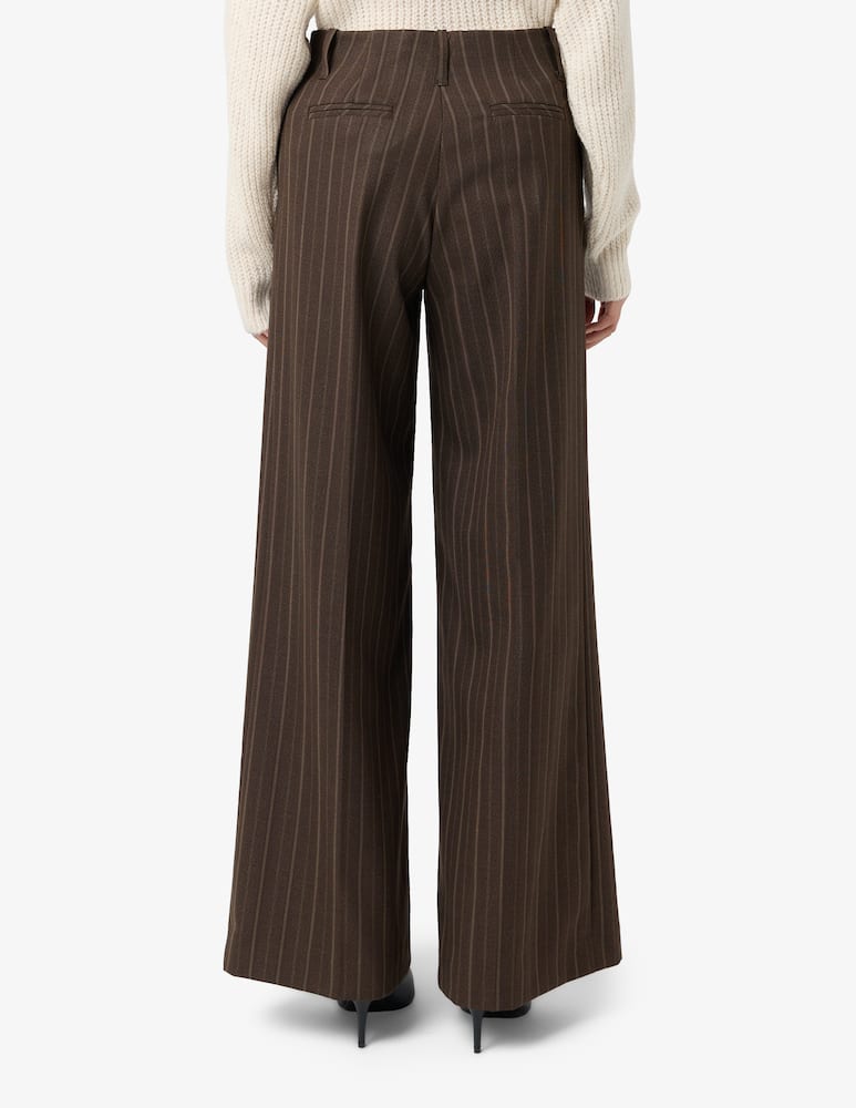 HAVEONE Wide-leg pinstripe trousers - picture 3 HAVEONE Wide-leg pinstripe trousers - picture 3