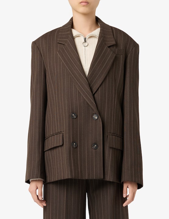 HAVEONE - Blazer doppiopetto gessato - €189,00