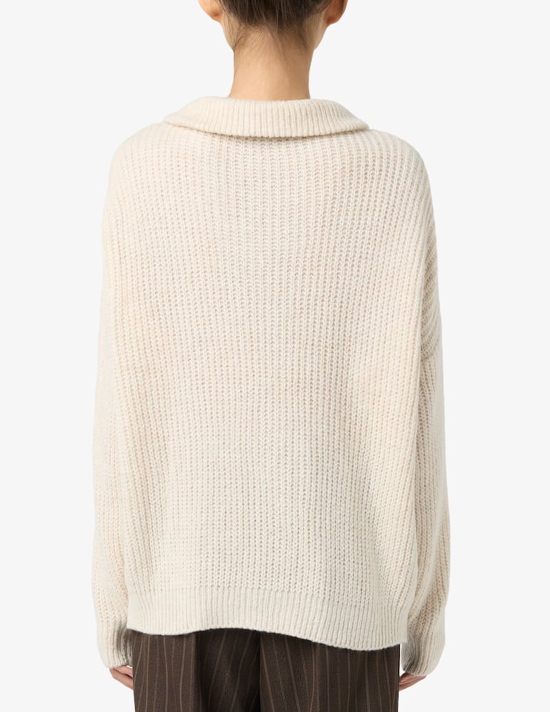 HAVEONE Maglione con collo a zip - immagine 3 HAVEONE Maglione con collo a zip - immagine 3