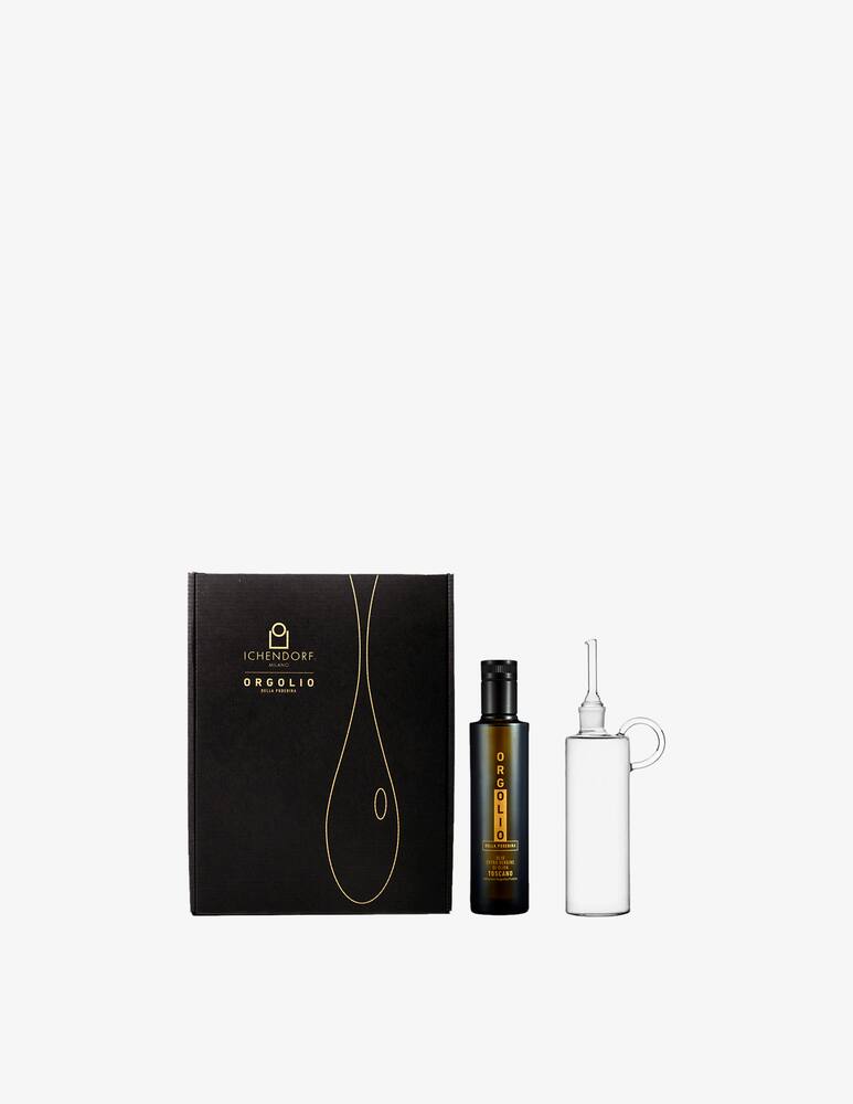 Orgolio della Poderina 250-ml oil gift set with a 320-ml Ichendorf oil bottle - picture 1 Orgolio della Poderina 250-ml oil gift set with a 320-ml Ichendorf oil bottle - picture 1