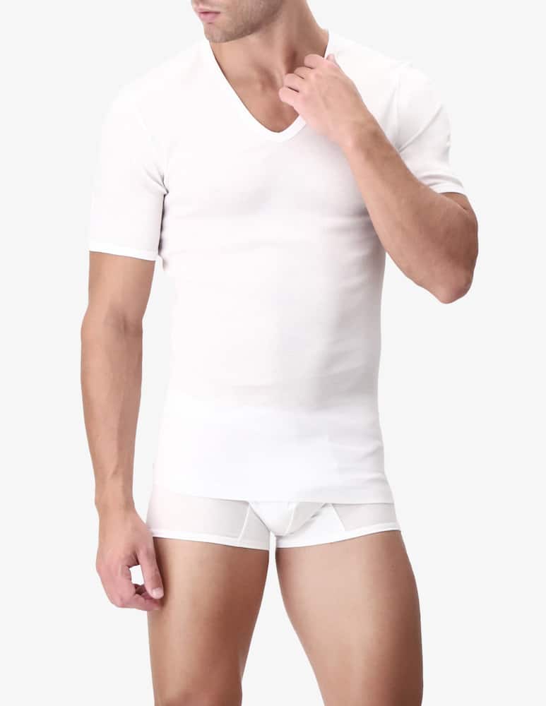 rinascente Perofil V-neck filoscozia t-shirt