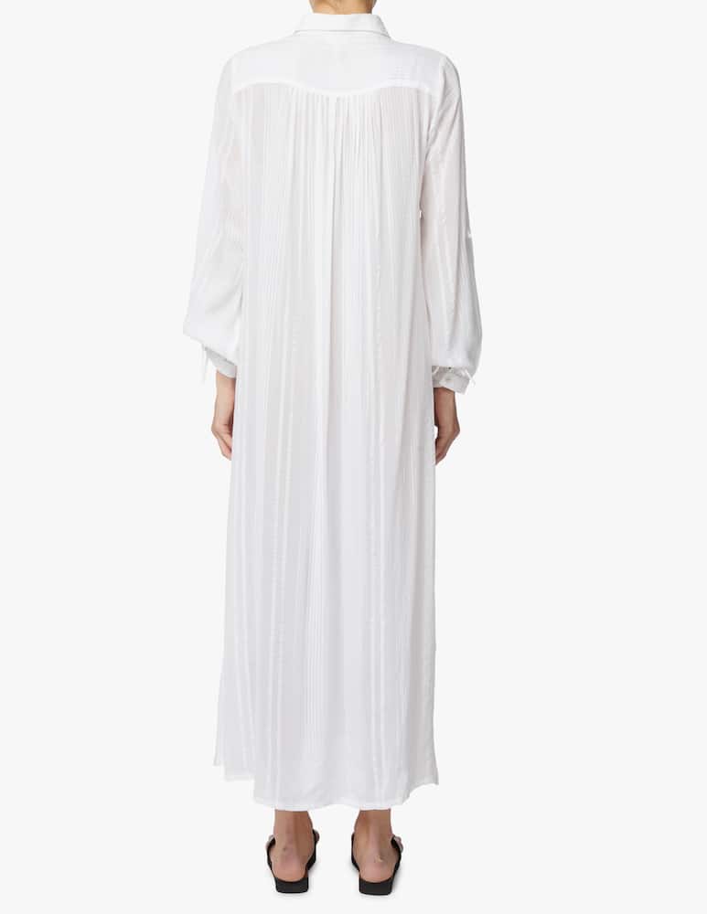 rinascente Evarae Leila beach cover up dress - white