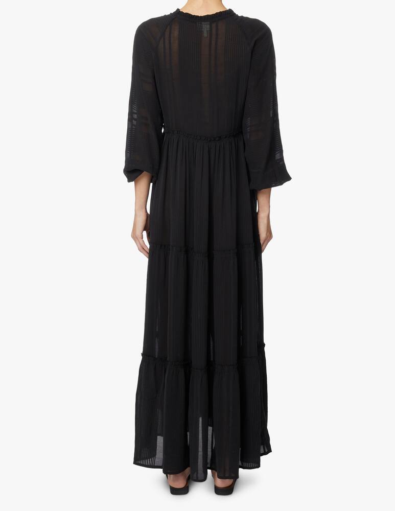 rinascente Evarae Talia silk dress - black