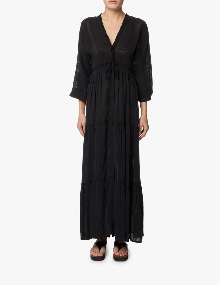 rinascente Evarae Talia silk dress - black