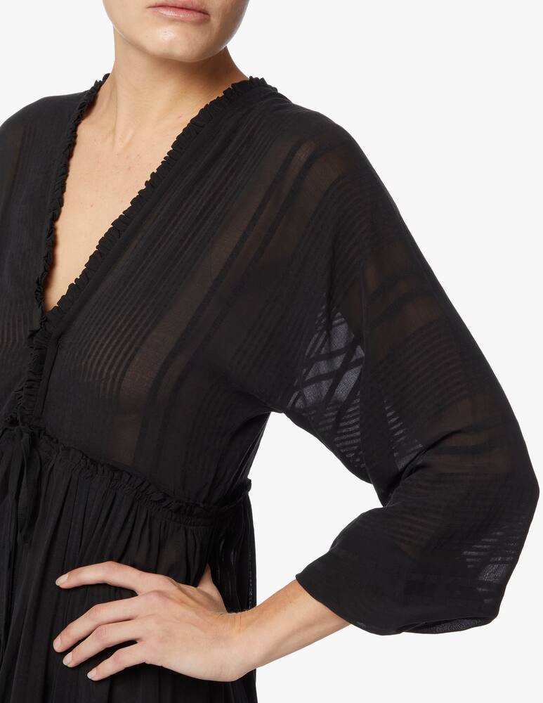 rinascente Evarae Talia silk dress - black