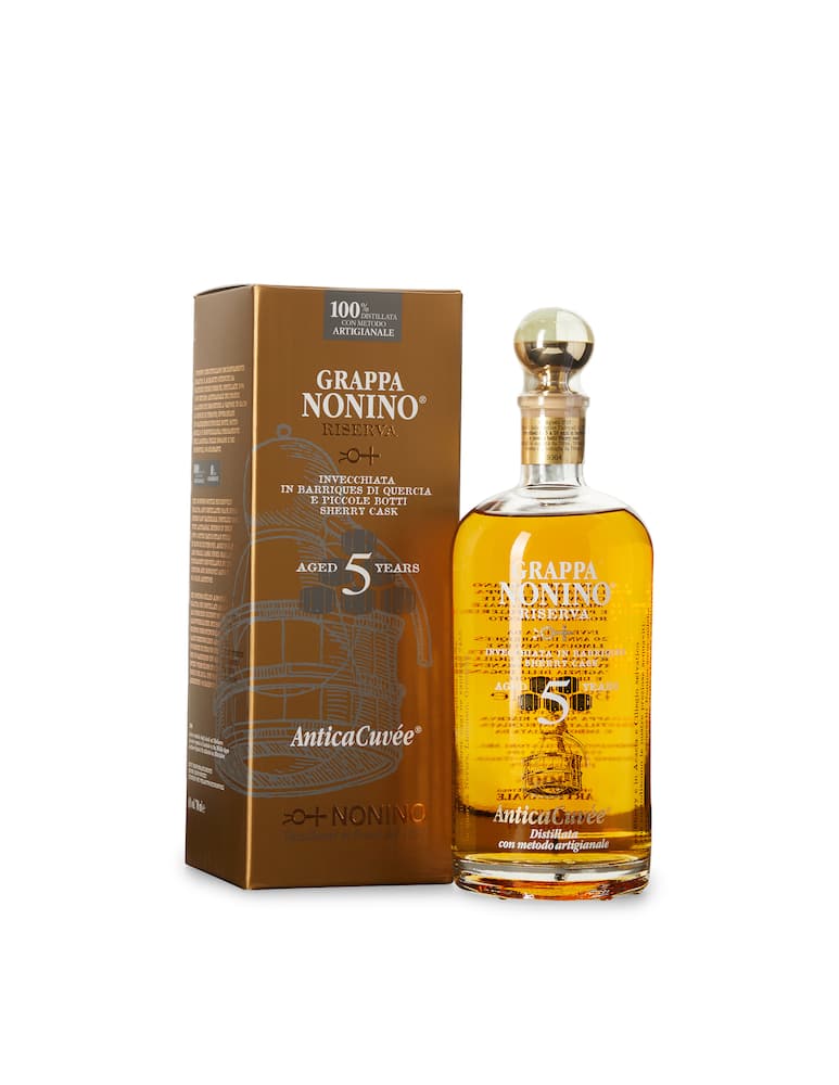 Nonino Grappa Nonino Riserva Antica Cuvée 70cl (Astucciato) - immagine 1 Nonino Grappa Nonino Riserva Antica Cuvée 70cl (Astucciato) - immagine 1