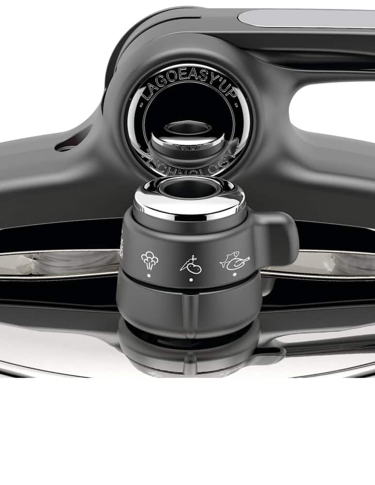 rinascente Lagostina Novia Lagoeasy'Up- Pentola A Pressione  Lagoseal® Plus 7L. - Argento