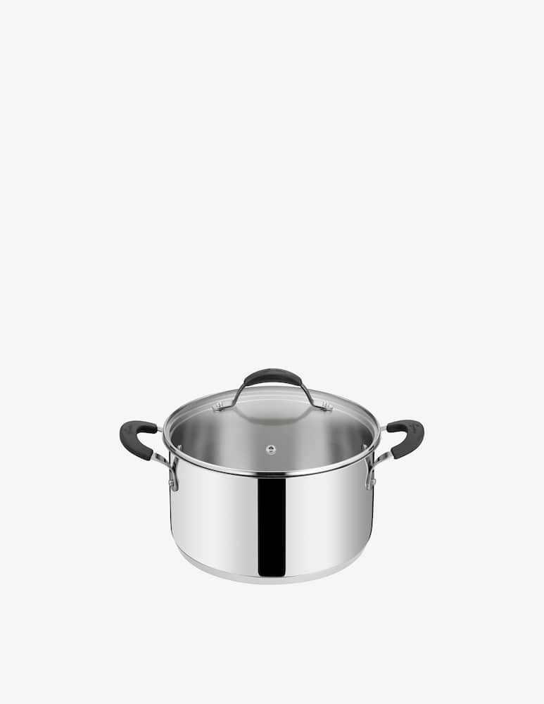 rinascente Lagostina Temper Stainless Steel Saucepan With Lid 18 Cm