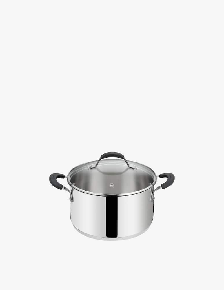 Lagostina Tempra Deep Saucepan 2 Handles With Lid Cm - picture 1 Lagostina Tempra Deep Saucepan 2 Handles With Lid Cm - picture 1