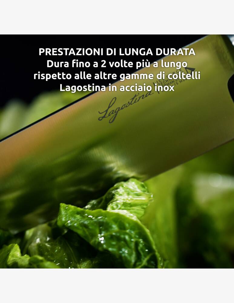 rinascente Lagostina Iceforce Coltello Santoku 18 cm