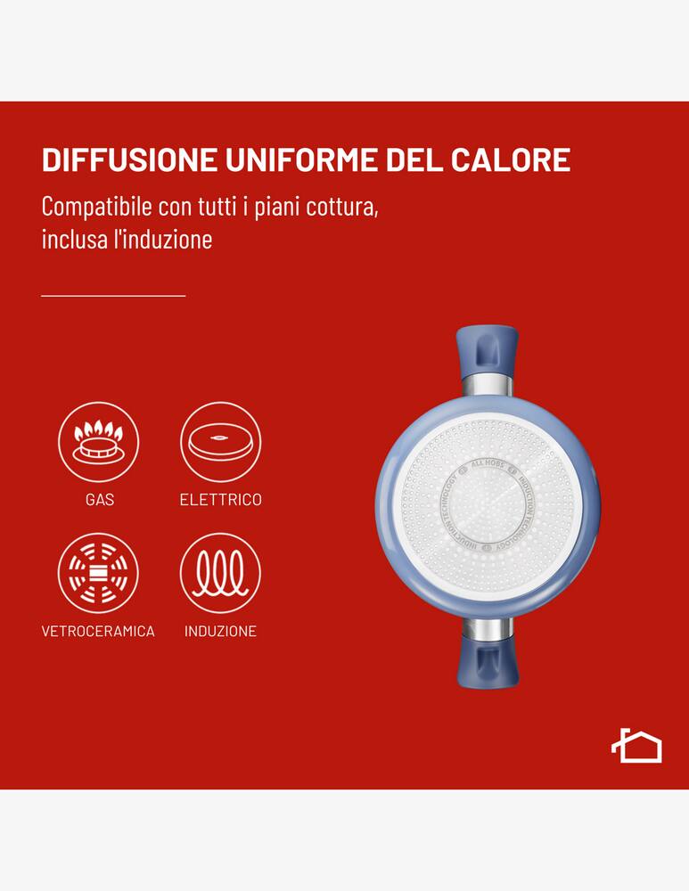 rinascente Lagostina Nettuno Casseruola Fonda 2 maniglie 20cm