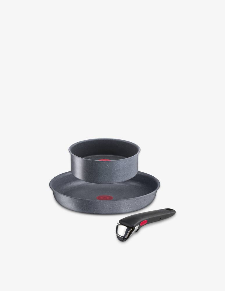 rinascente Lagostina Ingenio Mineralis Set Cookware 3 Pcs - Grey