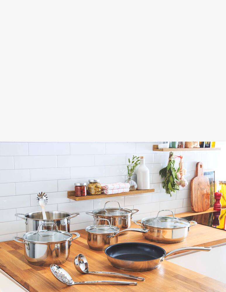 rinascente Lagostina Evelia Set Pentole 13pz - Argento