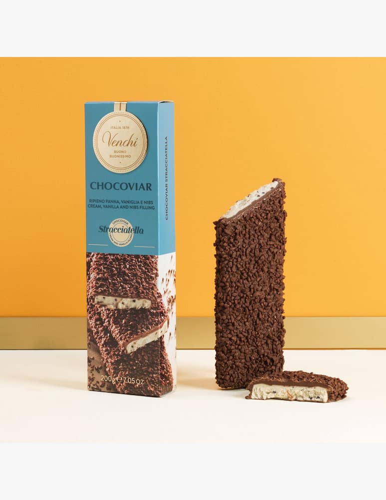 rinascente Venchi Chocoviar Stracciatella Soft Bar 200g