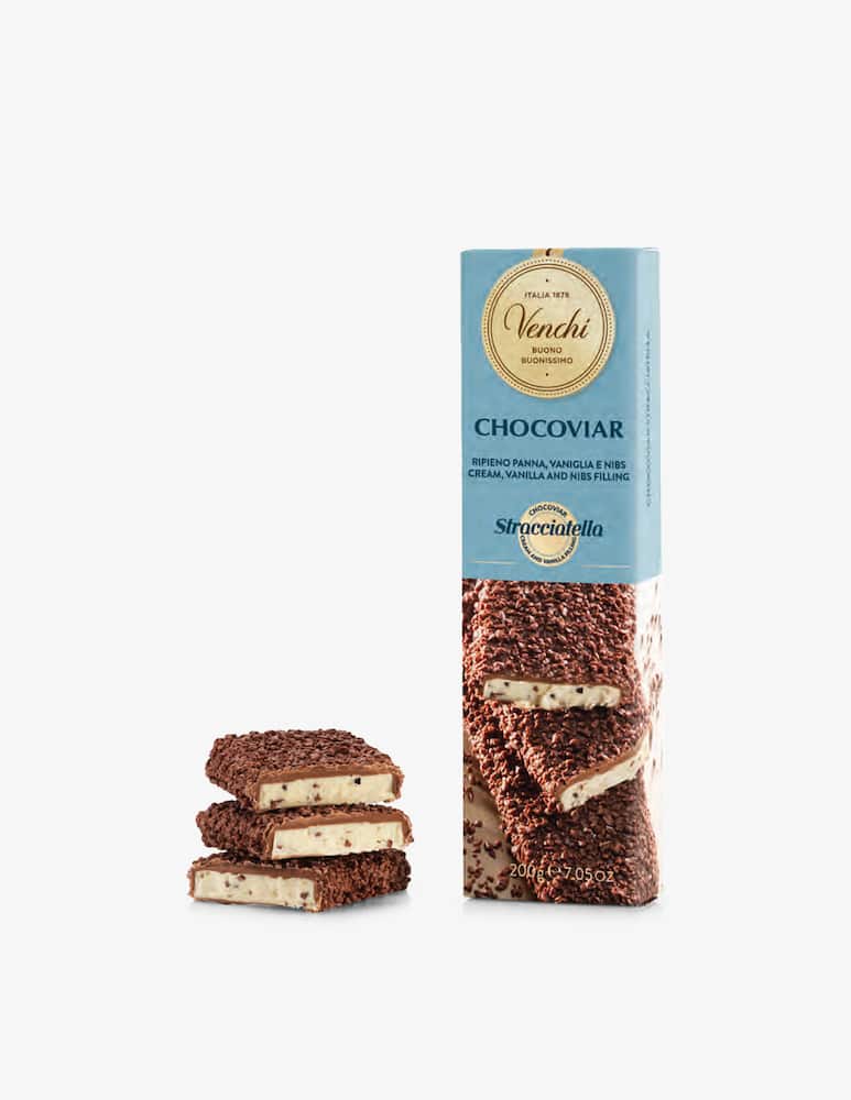 rinascente Venchi Chocoviar Stracciatella Soft Bar 200g