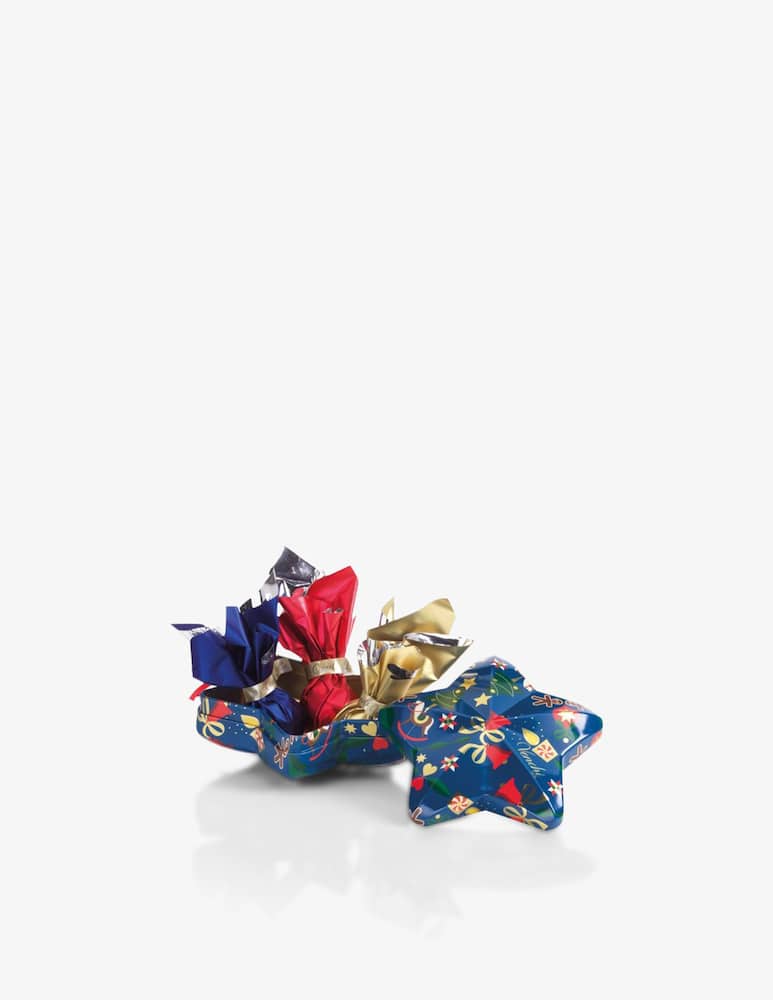 rinascente Venchi Star Metal Tin Christmas Alice 36g