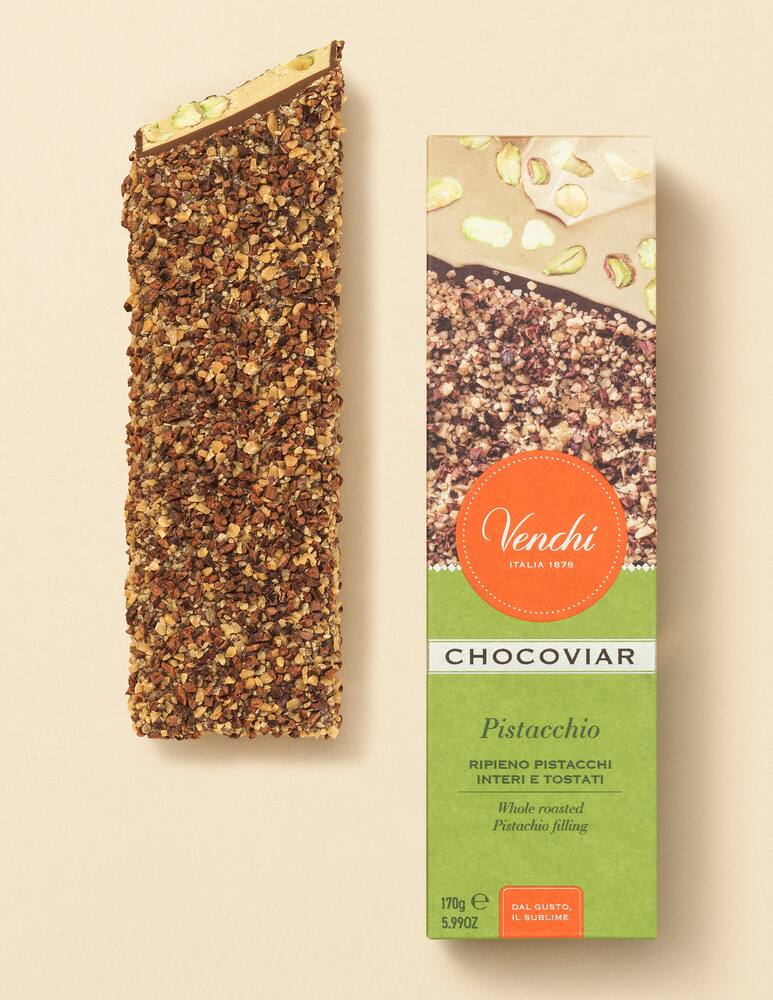Venchi Chocoviar Pistacchio Soft Bar 170g - immagine 2 Venchi Chocoviar Pistacchio Soft Bar 170g - immagine 2