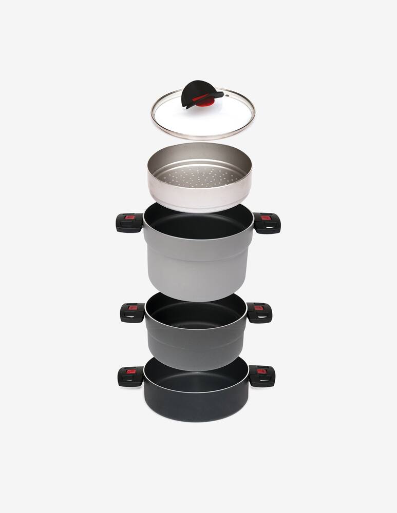 Ballarini Set Pots 5Pz Click&Cook - picture 1 Ballarini Set Pots 5Pz Click&Cook - picture 1