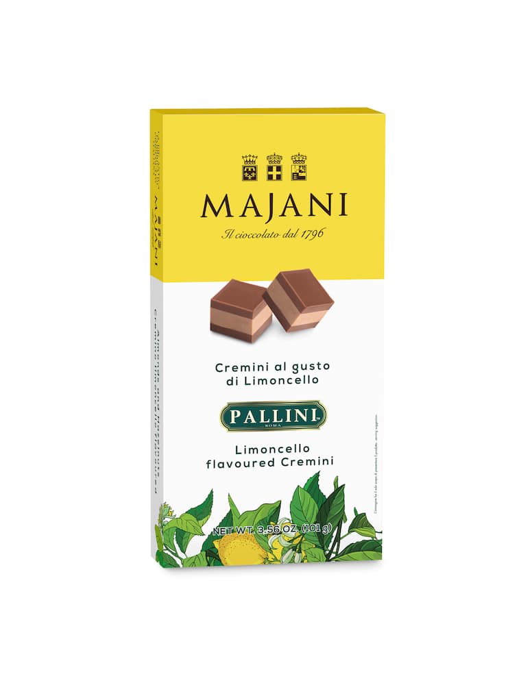 Majani Cremini al gusto di Limoncello PALLINI 101g - immagine 1 Majani Cremini al gusto di Limoncello PALLINI 101g - immagine 1