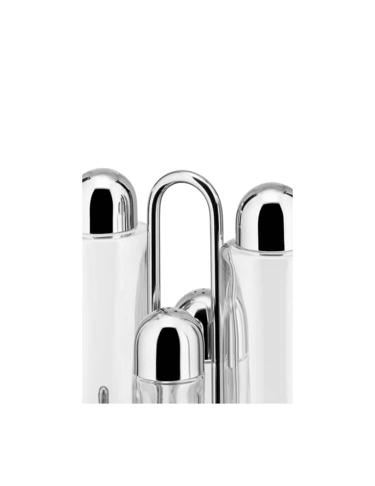 rinascente Alessi 5070  Set Olio  Aceto  Sale E  Pepe - Argento