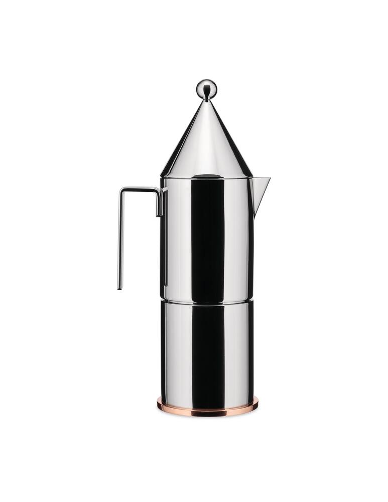 Alessi La Conica Caffettiera 6 Tazze - Argento - immagine 1 Alessi La Conica Caffettiera 6 Tazze - Argento - immagine 1