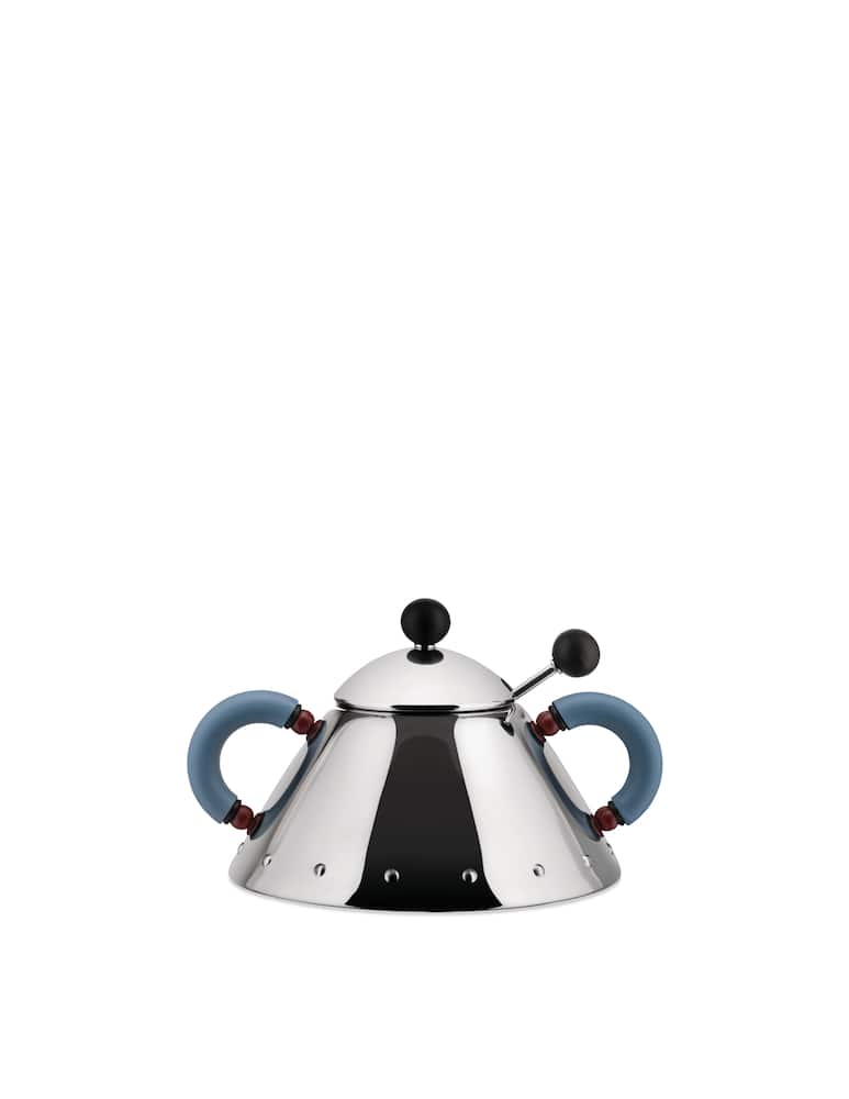 Alessi 9097 Sugar Bowl With Spoon - picture 1 Alessi 9097 Sugar Bowl With Spoon - picture 1