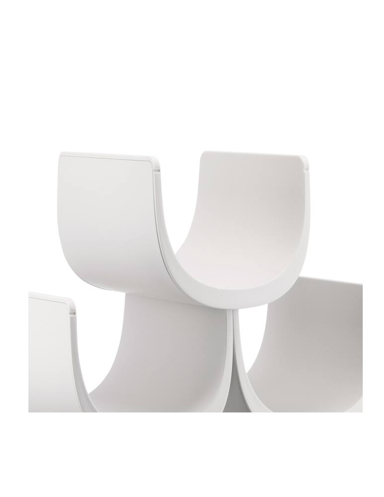 rinascente Alessi Noè Portabottiglie Modulare Da 6 Bottiglie - Bianco