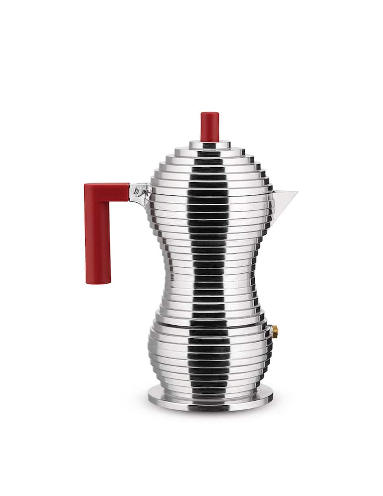 Alessi Pulcina Coffee Maker 3 Cups - Silver - picture 1 Alessi Pulcina Coffee Maker 3 Cups - Silver - picture 1