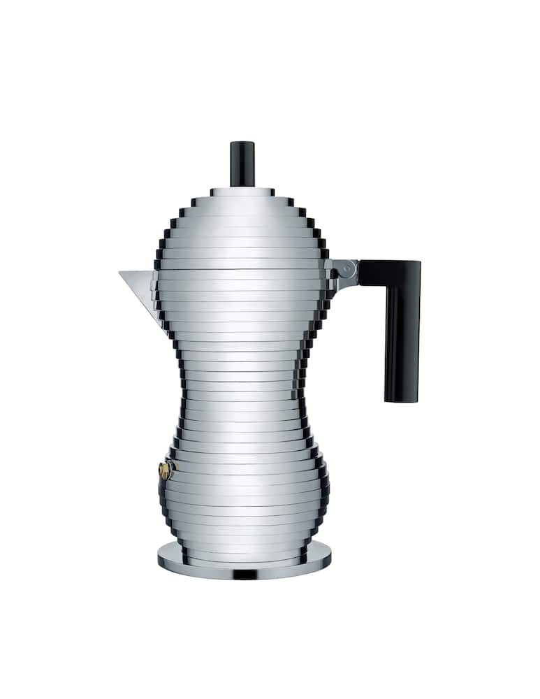 Alessi Pulcina Caffettiera Espresso 6 Tazze - Argento - immagine 1 Alessi Pulcina Caffettiera Espresso 6 Tazze - Argento - immagine 1