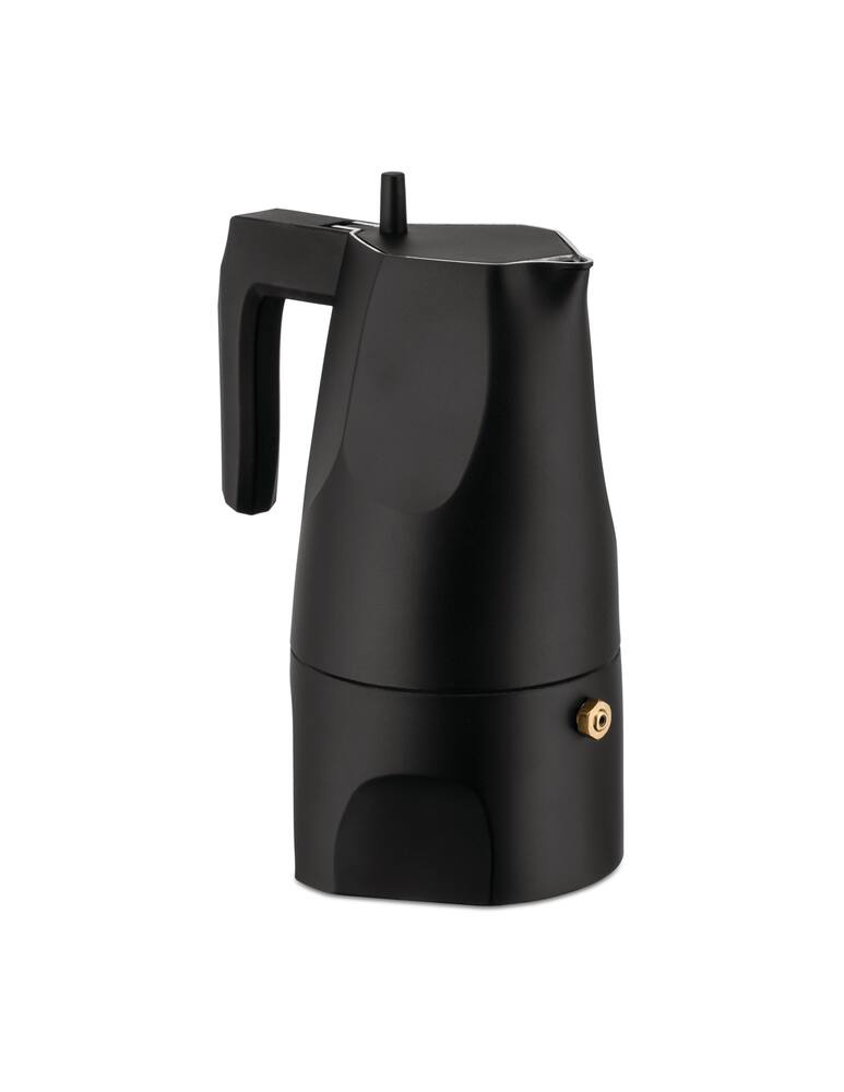rinascente Alessi Ossidiana Coffee Maker 3 Cups - Black