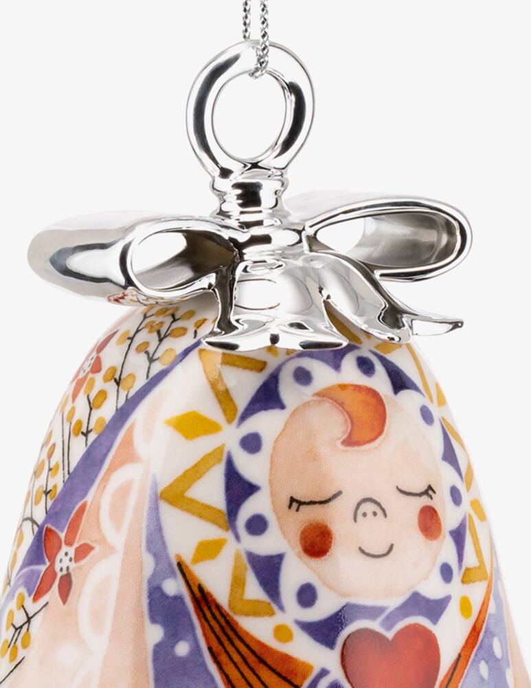 rinascente Alessi Jesus Christmas Ornament In Decorated Porcelain - Multi