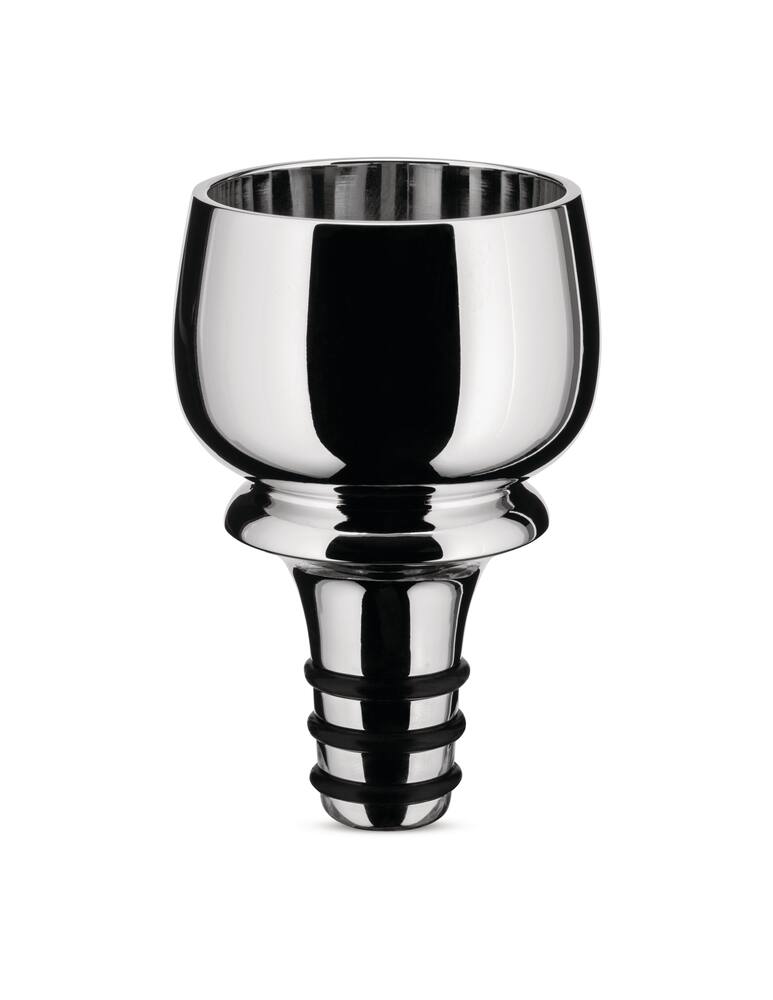 rinascente Alessi Smack  Candle Holder/Bottle Stopper - Silver