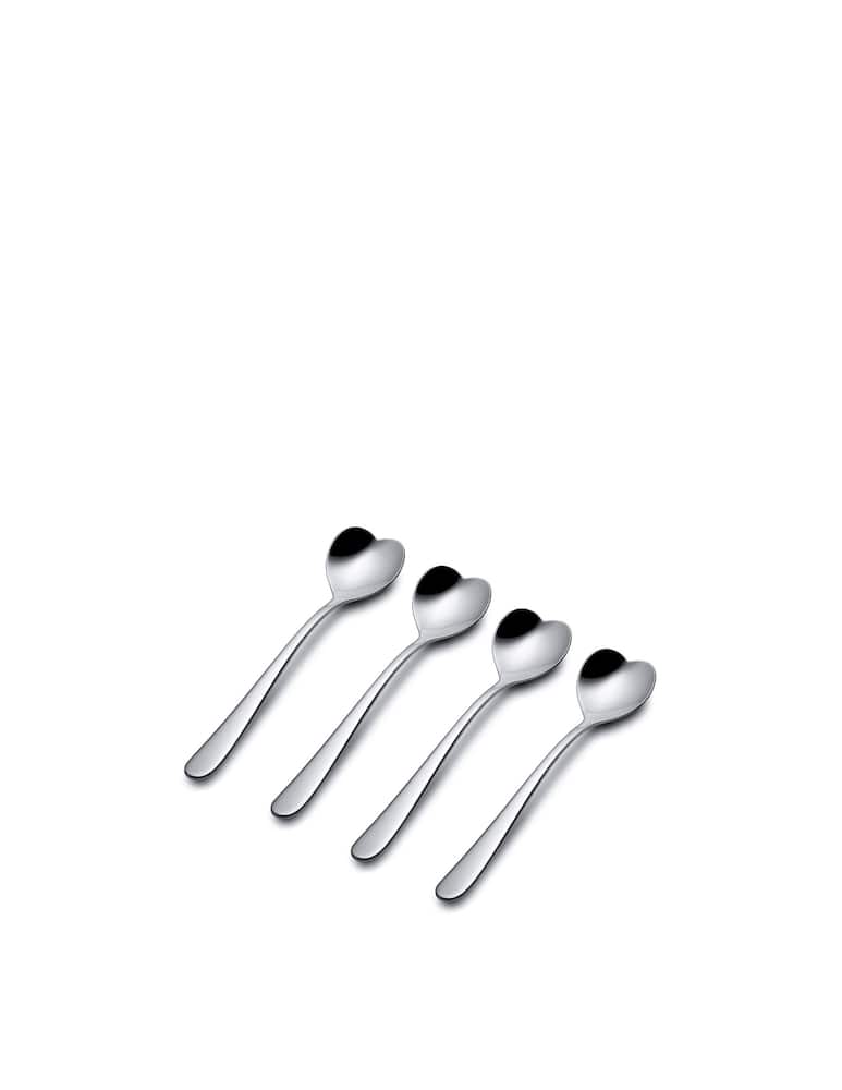 rinascente Alessi Set di quattro cucchiaini da tè - Argento