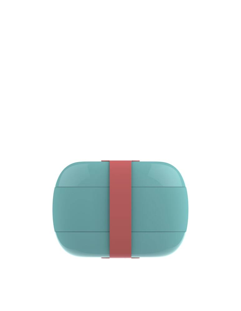 rinascente Alessi Lunch box a tre scomparti Food à porter - azzurro