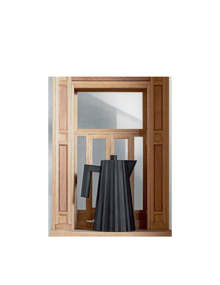 rinascente Alessi Bollitore elettrico in resina termoplastica Plissé - nero